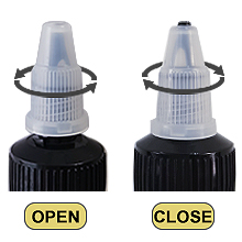 Twist leak proof cap