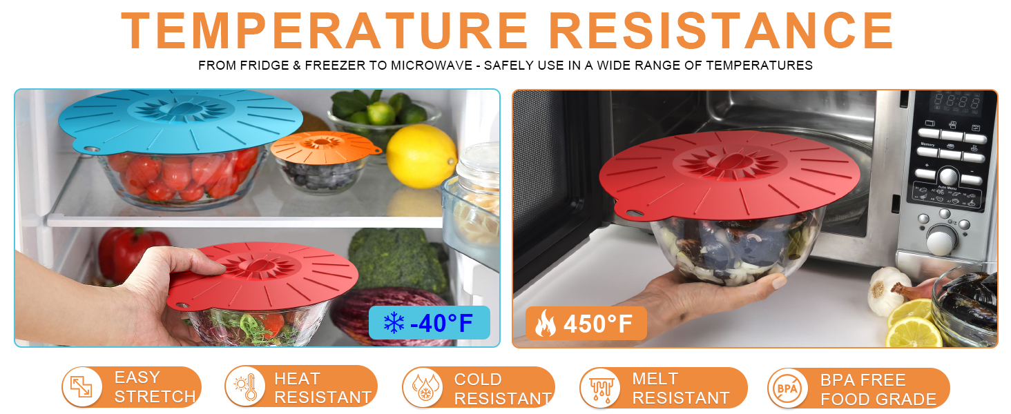 silicone lids for bowls