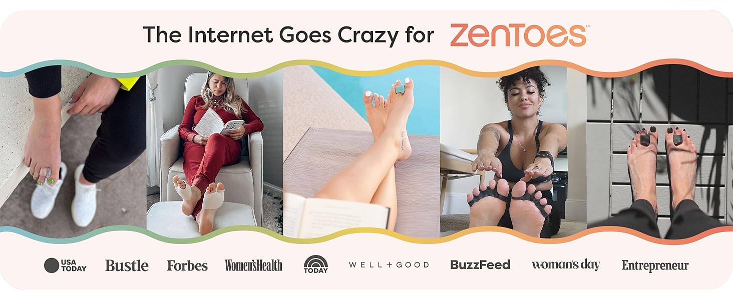 zentoes foot health products foot care products bunions hammertoes
