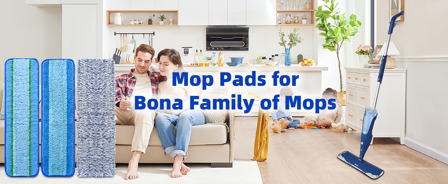 Mop Pads for Bona Mop