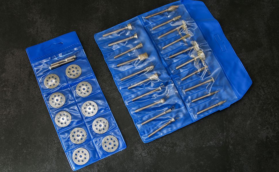 Diamond Burr Set for Dremel